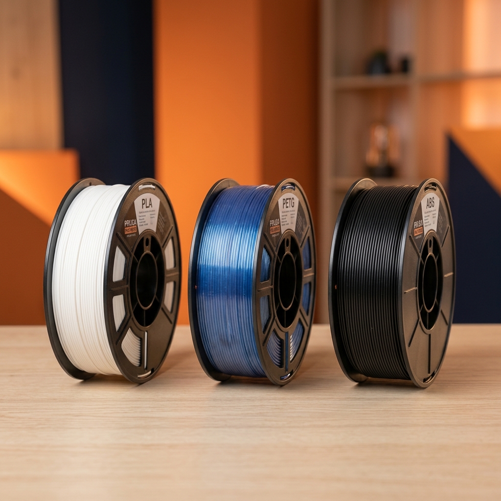 PLA vs PETG vs ABS: Which 3D Printing Filament Should You Use?